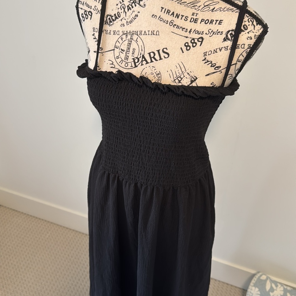 Black Midi Dress - Picture 3 of 4